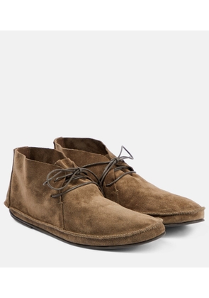 The Row Tyler suede ankle boots