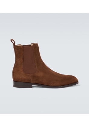 Manolo Blahnik Delsa suede Chelsea boots