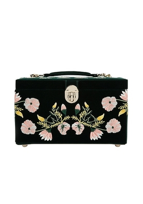 Wolf 1834 Zoe Medium Jewelry Box in Forest Green - Dark Green. Size all.
