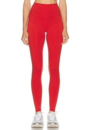 Varley Freesoft 28 High Rise Legging in Lava Falls - Red. Size L (also in XS).