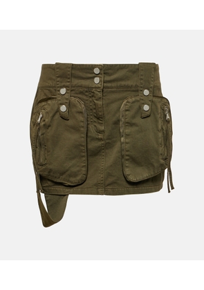 Blumarine Cotton twill miniskirt