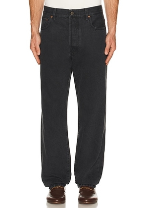 Valentino Patch Denim Jean in Nero - Black. Size 29 (also in 31, 33, 36).