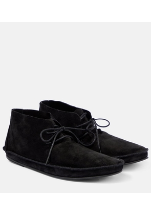 The Row Tyler suede ankle boots