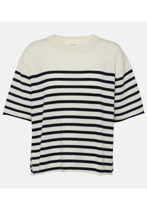Lisa Yang Cila striped cashmere T-shirt