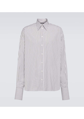 Dolce&Gabbana Striped cotton poplin shirt