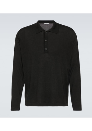 The Row Djon wool polo sweater