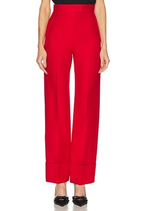 Valentino Crepe Couture Pant in Paris - Red. Size 38 (also in 40, 42).