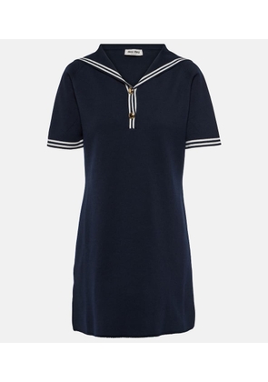 Miu Miu Cotton-blend minidress