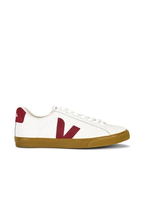 Veja Esplar Sneaker in White  Pepper  & Natural - White. Size 40 (also in 41, 42, 44, 45).