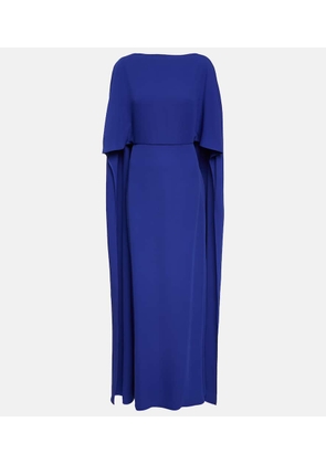 Valentino Caped silk gown