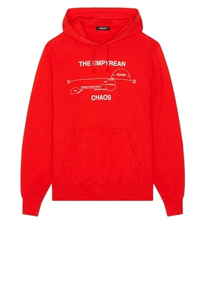 Undercover The Empyrean Chaos Pullover Hoodie in Red - Red. Size 2 (also in 3, 4).
