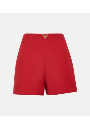 Valentino Crepe Couture high-rise shorts