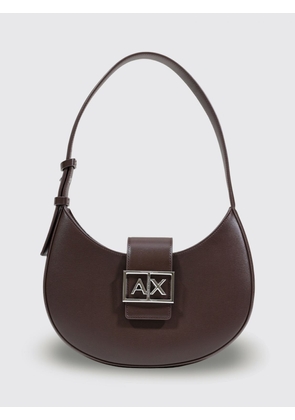Shoulder Bag ARMANI EXCHANGE Woman color Brown