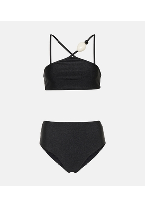 Adriana Degreas Embellished mid-rise bikini