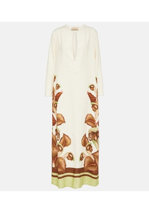 Adriana Degreas Arisaema printed maxi dress