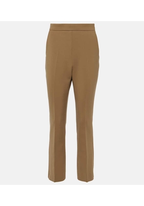 Max Mara Nepeta wool-blend crepe straight pants