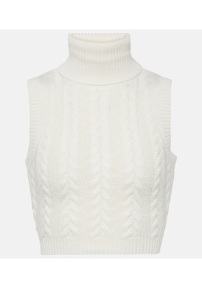 Max Mara Oscuro wool and cashmere turtleneck top