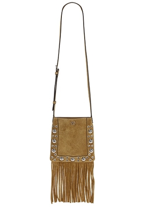 Valentino Garavani Nellcote Small Crossbody Bag in Havana Beige - Beige. Size all.