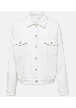 Brunello Cucinelli Cotton-blend denim jacket