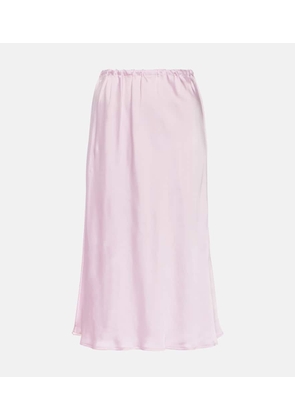 Jil Sander Satin midi skirt