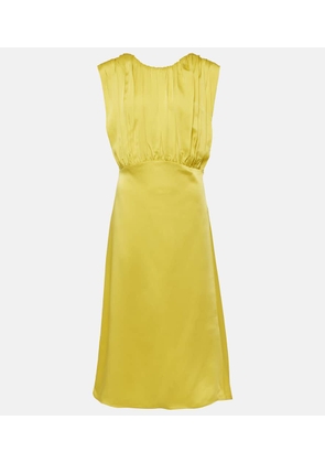 Jil Sander Gathered midi dress