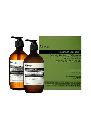 Aesop Geranium Leaf Duet in N/A - Beauty: NA. Size all.
