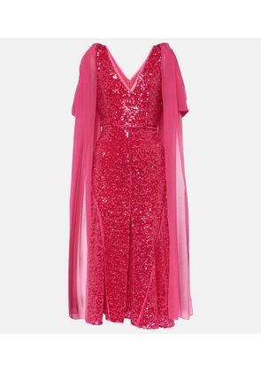 Erdem Sequined midi dress
