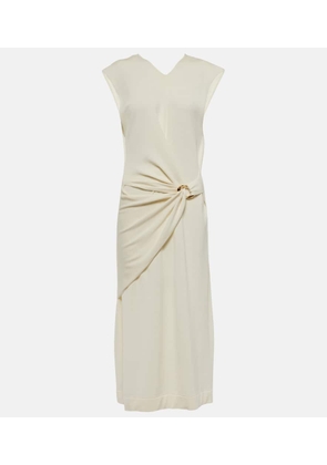 Jil Sander Virgin wool wrap dress