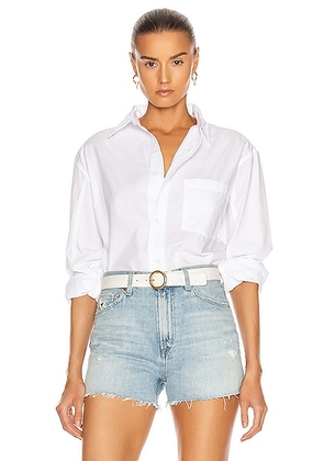 Citizens of Humanity Kayla Shirt in Optic White - White. Size L (also in ).