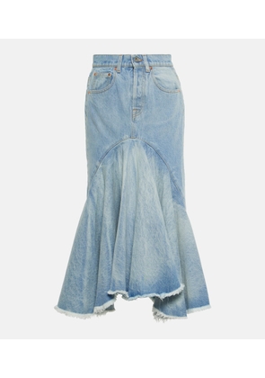 Vetements Denim midi skirt