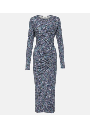 Marant Etoile Jelina floral printed jersey midi dress