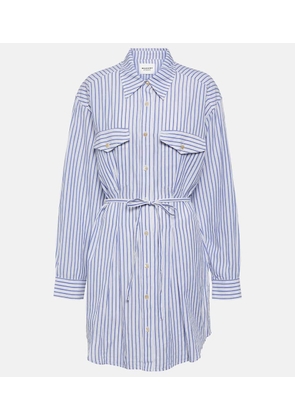 Marant Etoile Liliane striped poplin shirt dress