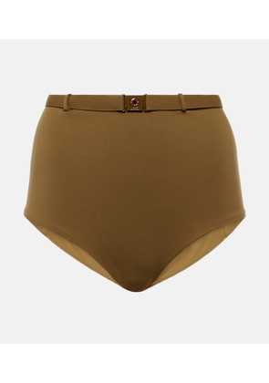 Loro Piana High-rise bikini bottoms