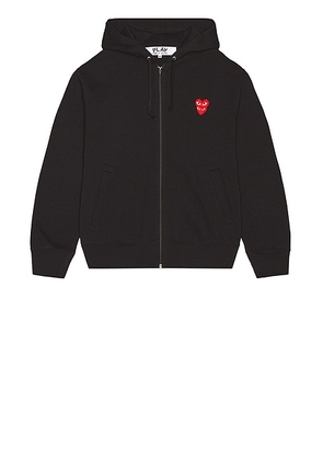 COMME des GARCONS PLAY Sweatshirt in Black - Black. Size L (also in M, S, XL).