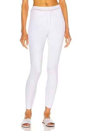 ALAÏA Edition 1993 The Lace Knit Leggings in Blanc - White. Size 40 (also in ).