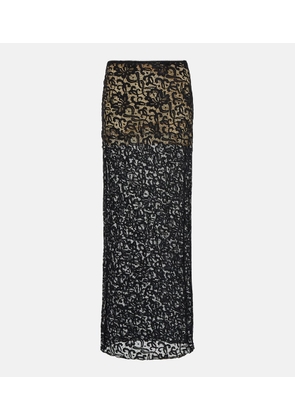 Rotate Natasja lace maxi skirt