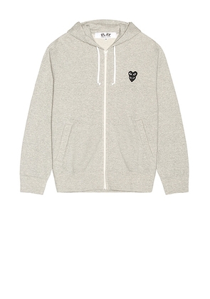 COMME des GARCONS PLAY Sweater in Grey - Grey. Size L (also in M, S, XL/1X).