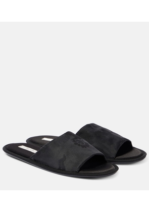 The Row Frances jacquard slippers