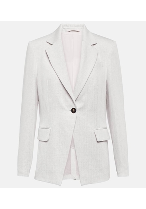 Brunello Cucinelli Cotton and linen blazer