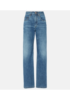 Brunello Cucinelli High-rise straight jeans