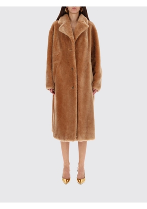 Fur Coat STAND STUDIO Woman color Beige