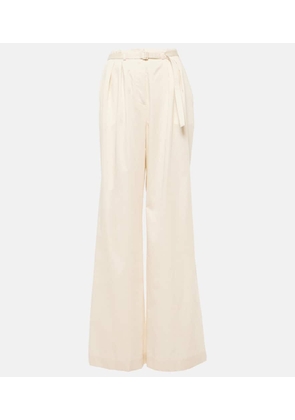 Joseph Tunis high-rise cotton wide-leg pants