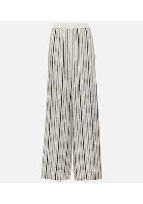 Joseph Hulin striped silk crepe wide-leg pants