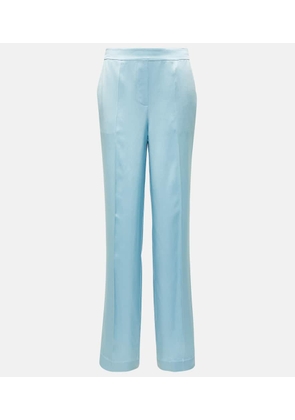 Joseph Tova silk satin straight pants