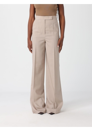 Pants MAX MARA Woman color Moss Green