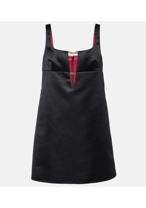 Nina Ricci Cutout satin minidress