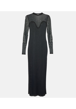 Nina Ricci Mesh semi-sheer maxi dress