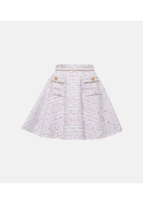 Nina Ricci High-rise cotton-blend tweed miniskirt