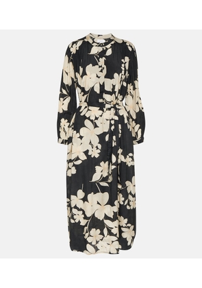 Velvet Josepha floral midi dress