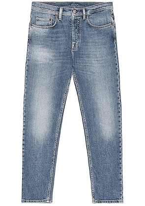 Acne Studios River Straight Leg Jeans in Mid Blue - Denim-Medium. Size 28 (also in 32, 34).